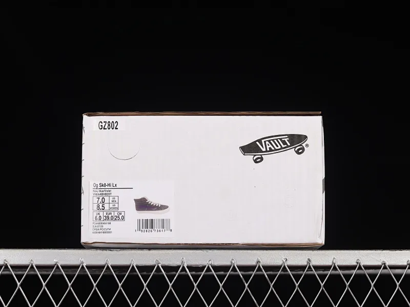 All categories Vans Vans series Vans Hi Vans high-top Vans SK8-Hi Lx Vans official navy blue high-top casual sneakers VN0A4BVB20T